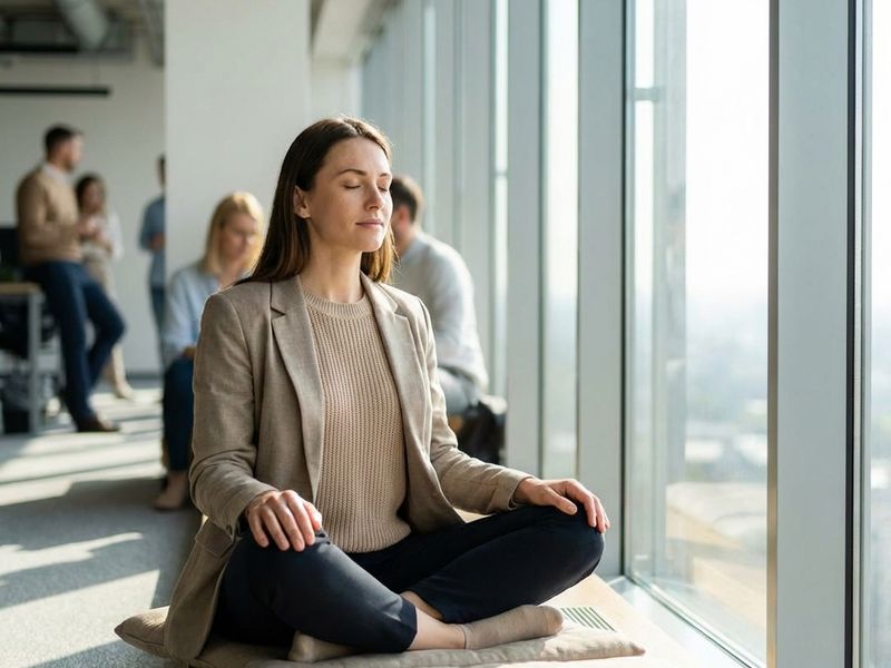 Ćwiczenia oddechowe w biurze