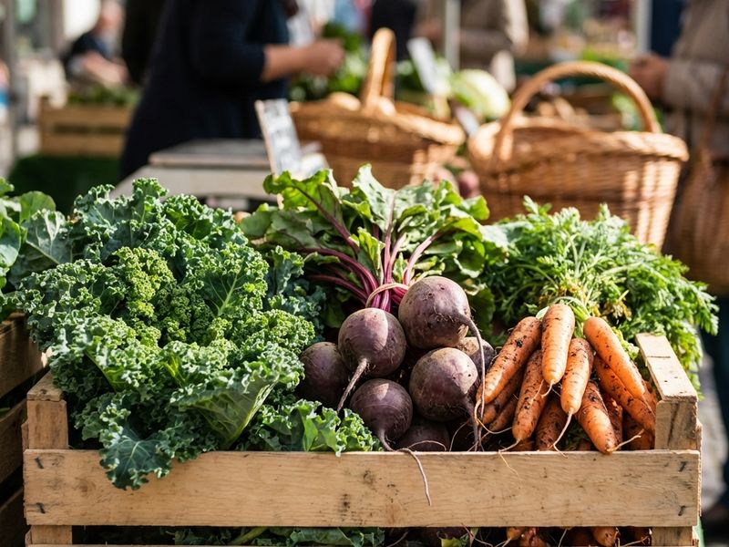 Local vegetables from the market